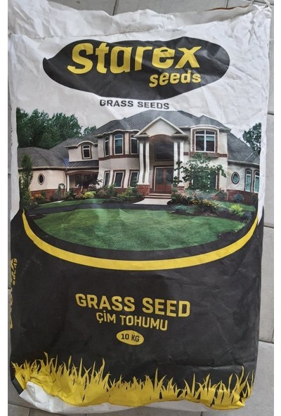 Çim Tohumu Ithal 6li Karışım Starex Grass Seed 6-M Mix 1 kg Dayanıklı Tamir Çimi