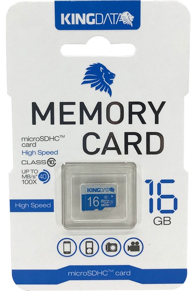 Kıngdata 16GB Micro Sd Class 10 Hafıza Kartı