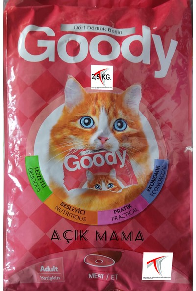 Goody Etli Kedi Maması 2,5 Kg.