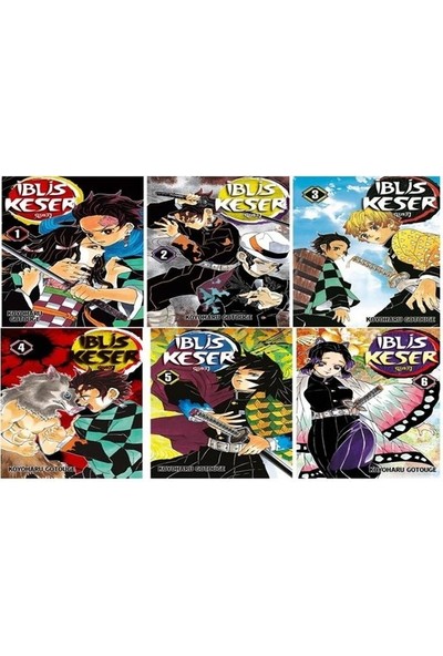 Iblis Keser 1-2-3-4-5-6-7 (7 Cilt) Manga Set