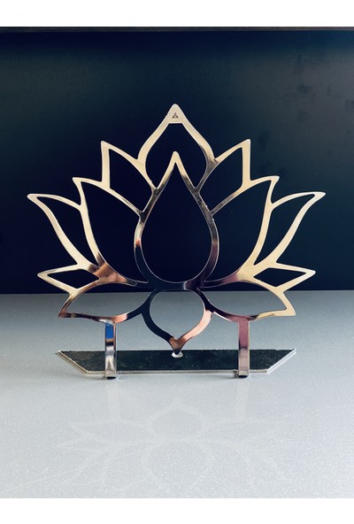 2S Lazer Lotus Çiçeği Lazer Kesim Masaüstü Dekor