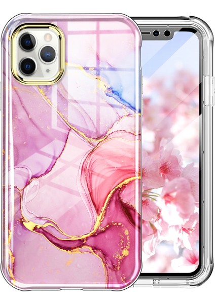 Vshop Iphone 11 Pro Max Marble L09 Için Tam Vücut Boyalı Kılıf (Yurt Dışından)