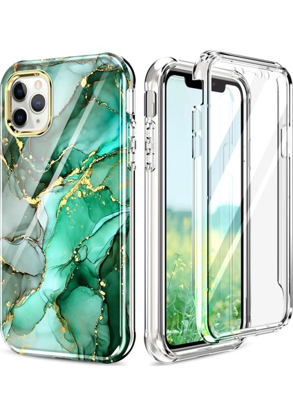 Vshop Iphone 11 Pro Max Marble L09 Için Tam Vücut Boyalı Kılıf (Yurt Dışından)