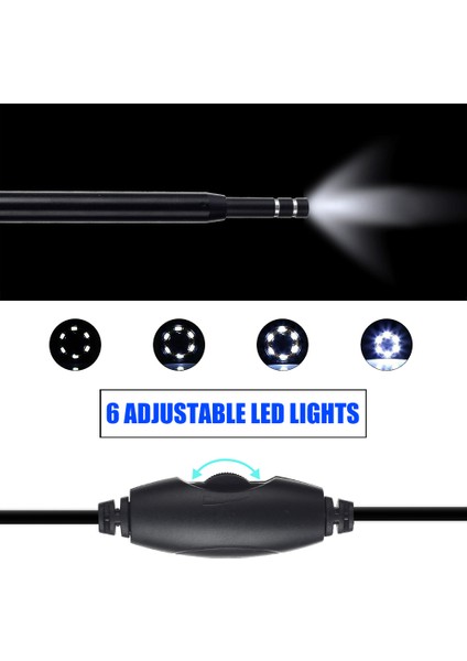 5.5mm Görsel Otoskop Endoskop Kamera - Siyah (Yurt Dışından) fırsatları