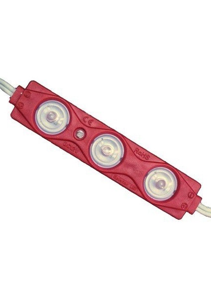 Modül LED 3 Lü Kırmızı 1.5W -5 Adet