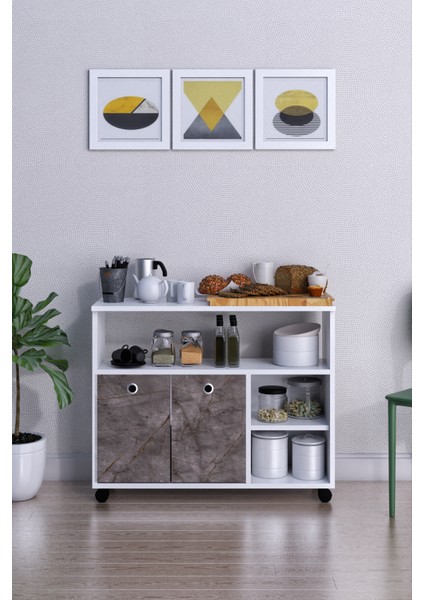 Taşınabilir Çok Amaçlı 2 Kapaklı Katlı Mutfak Ve Salon Masası Mdf fiyatları