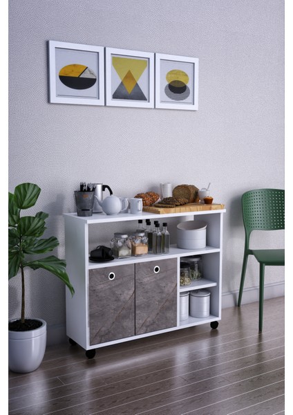 Taşınabilir Çok Amaçlı 2 Kapaklı Katlı Mutfak Ve Salon Masası Mdf modelleri