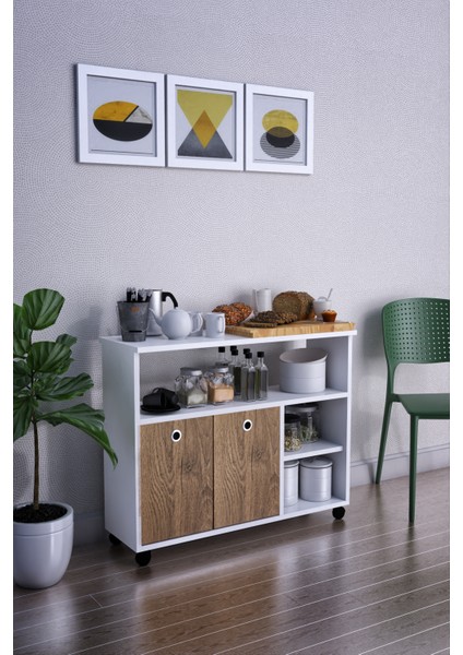 Taşınabilir Çok Amaçlı 2 Kapaklı Katlı Mutfak Ve Salon Masası Mdf modelleri