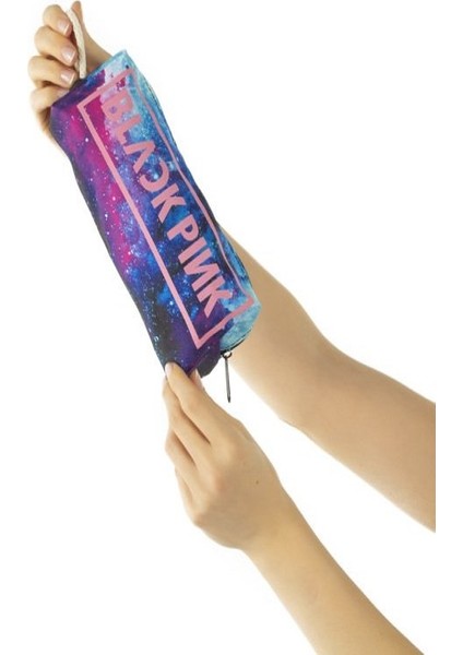 Gökyüzü Baskılı Blackpink Kalemlik Makyaj Çantası modelleri