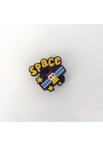 1 Adet Silikon Space Tekli Terlik Süsü Aksesuar