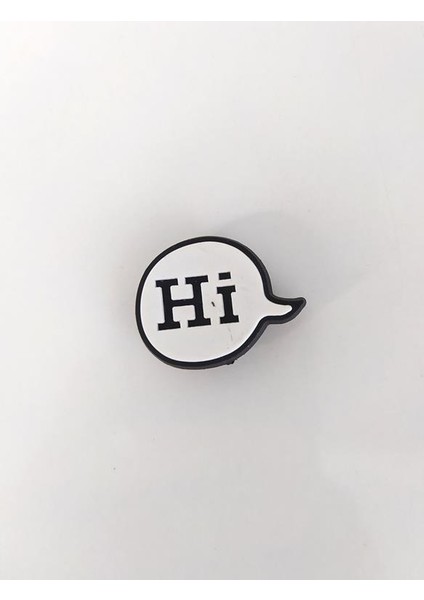 1 Adet Silikon Hi Selam Figür Tekli Terlik Süsü Aksesuar