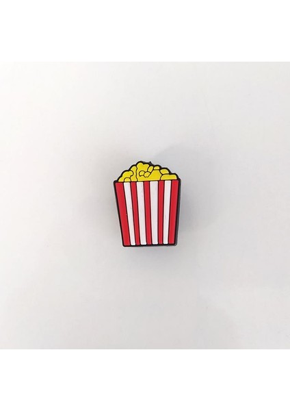 1 Adet Silikon Patlamış Mısır Tekli Terlik Süsü Aksesuar