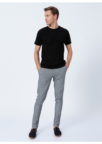 O Yaka Düz Siyah Erkek T-Shirt TS1014000239 fiyatları