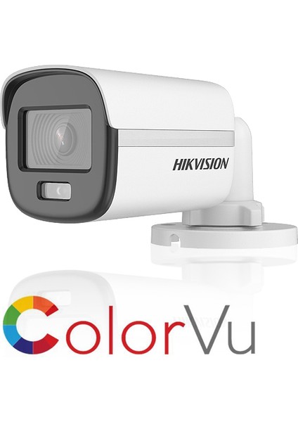 Haıkon (DS-2CE10DF0T-PF) 2mp 3.6mm Gece GÖR.1080P Hd-Tvı Colorvu Plastik Dış Ortam IR-20MT.KAMERA