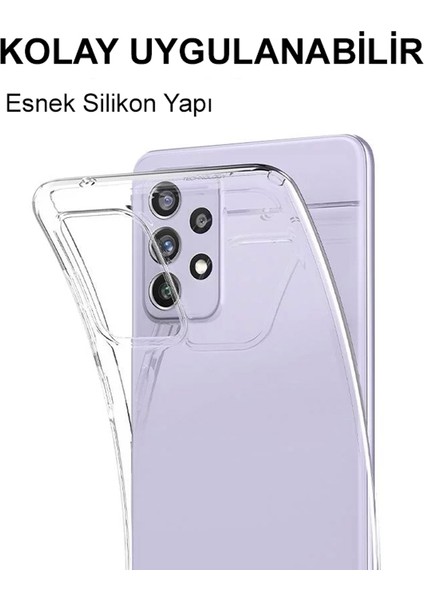 Samsung Galaxy A3 (2017) Kapak 1mm Şeffaf Silikon Kılıf
