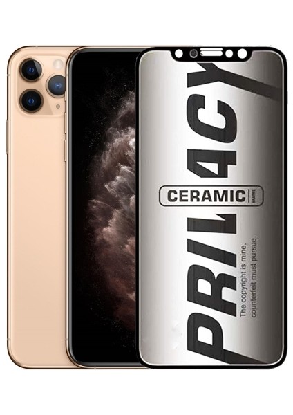 Apple iPhone 11 Pro Hayalet Ekran Koruyucu Mat Seramik Hayalet