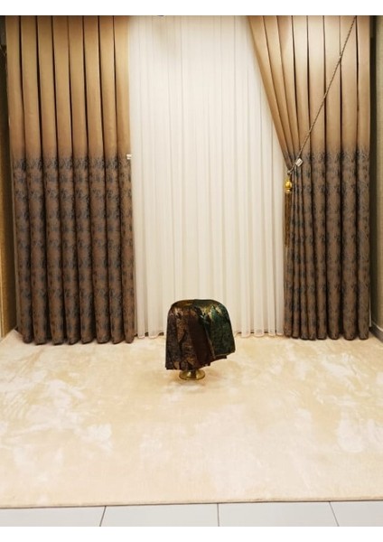 Bambu Beyaz 1/3 Sık Pileli Tül Perde Apm