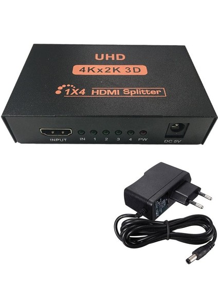 hdmı splitter 1 giriş 4 çıkış 2K 4K UHD 3D hdmı splitter