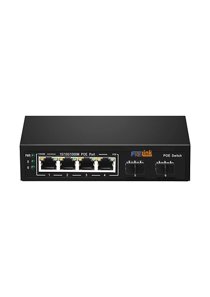 Freelınk (FRL-4P2S) 4 Port Poe 10/100/1000 2xuplink 65W Switch