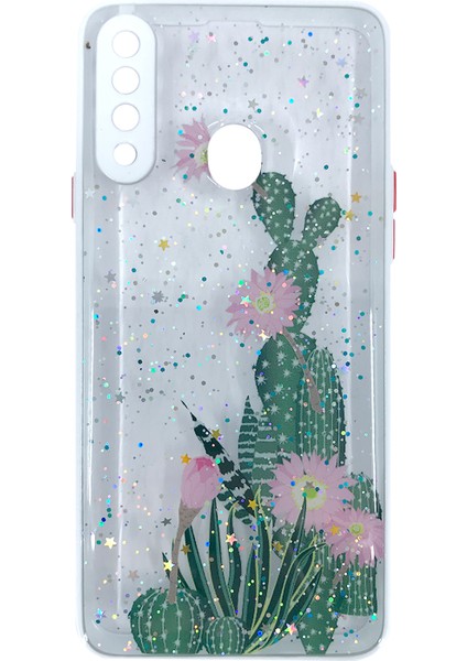 Samsung Galaxy A20S Uyumlu Animal Simli Silikon Kılıf