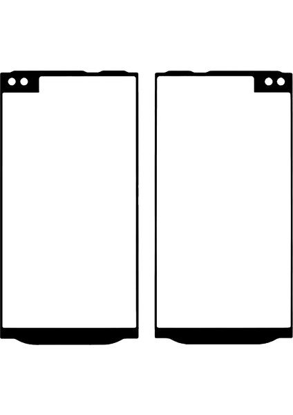 Teknonet LG V10 Uyumlu Dokunmatik Lens + Oca (Siyah) VR-5042