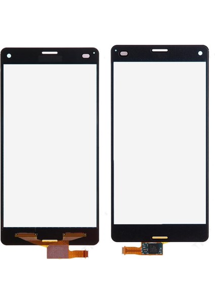 Sony Xperia Z3 Uyumlu Dokunmatik Lens + Filmli (Siyah) VR-2680