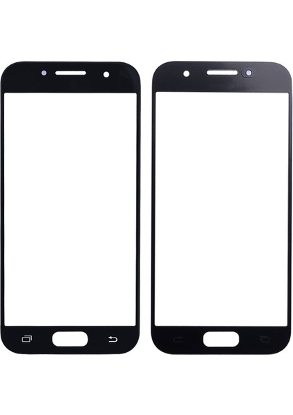 Samsung Galaxy A320 A3 2017 Uyumlu Dokunmatik Lens (Siyah) VR-2846