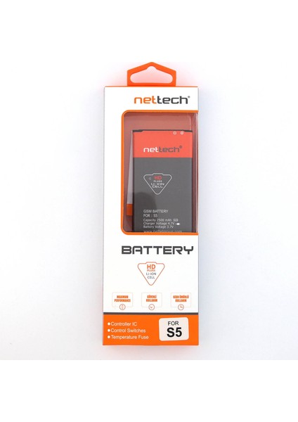 Samsung Galaxy G900 S5 Uyumlu 2500 mAh Batarya
