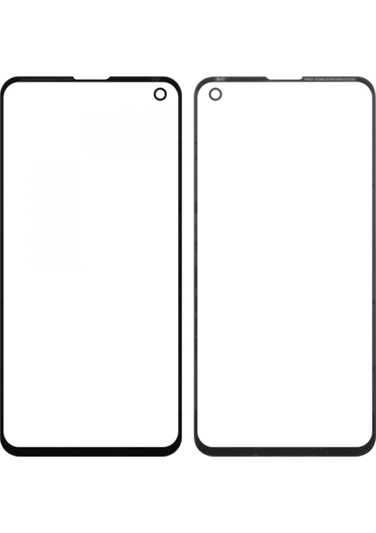 Samsung Galaxy S10E Uyumlu Dokunmatik Lens (Siyah) VR-14338