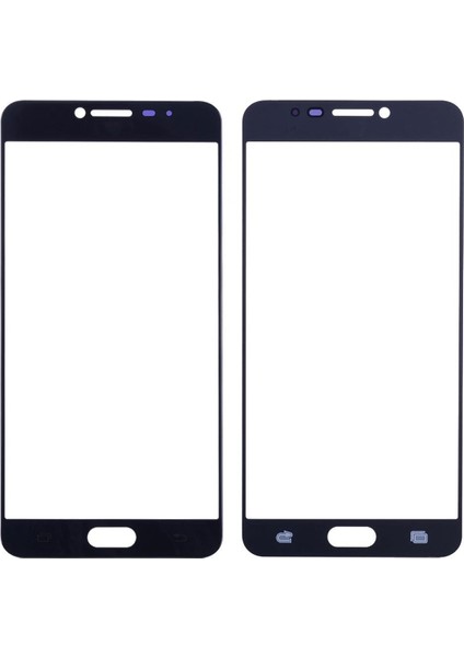Samsung Galaxy C700 C7 2015 Uyumlu Dokunmatik Lens (Siyah) VR-3121