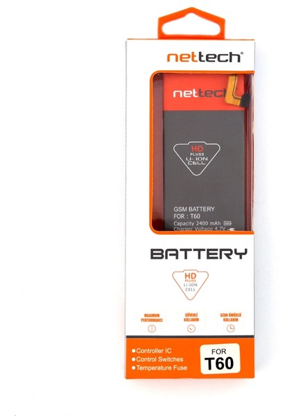 Turkcell T60 Uyumlu AA Kalite 2400 mAh Batarya