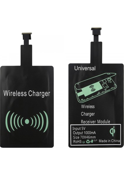 Wireless Şarj Modülü Micro USB 1000 mAh
