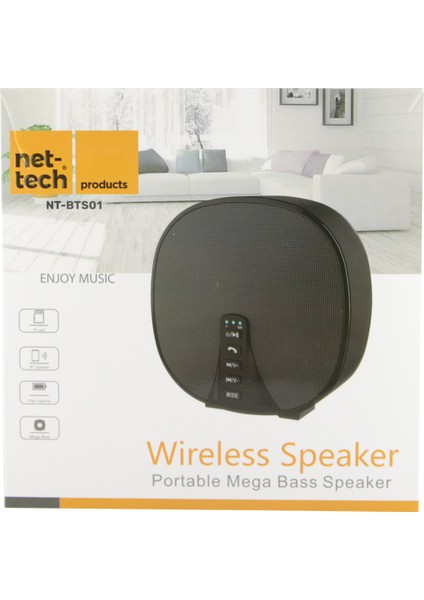 NT-BTS01 NT-31060 Stereo Bluetooth Speaker fırsatları