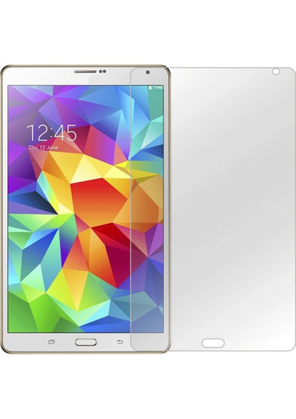 Samsung Galaxy T700 Tab S 8.4 Uyumlu 0.4 mm Cam Tablet Ekran Koruyucu