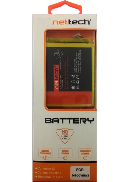 General Mobile Discovery 2 Uyumlu AA Kalite 2500 mAh Batarya