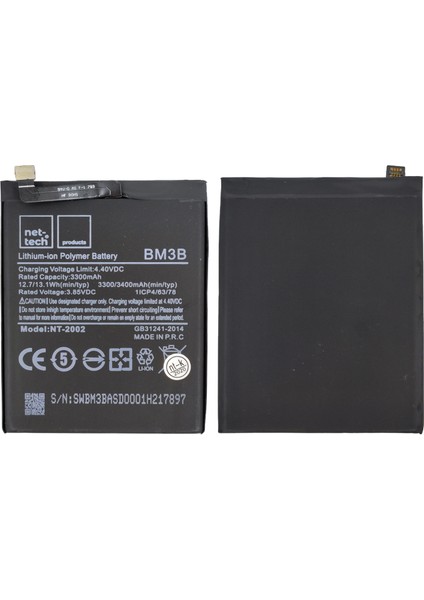 Xiaomi Mi Mix 2 Uyumlu NT-2002 3400 Mah Batarya