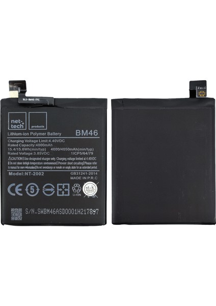 Xiaomi Redmi Note 3 Uyumlu 4000 Mah Batarya