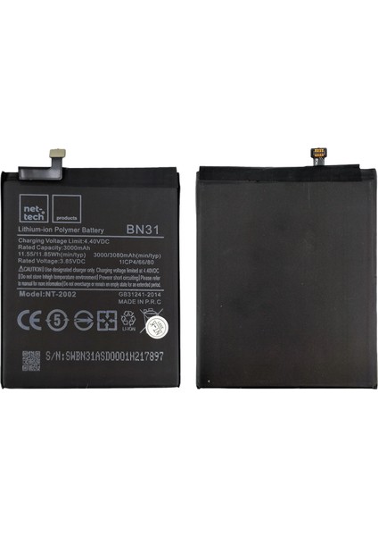 Xiaomi Redmi S2 Uyumlu Bn-31 3000 Mah Batarya