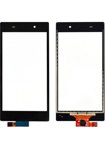 Sony Xperia Z1 Uyumlu Dokunmatik Lens + Filmli (Siyah) VR-5440