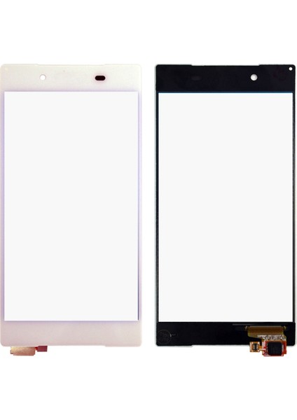 Sony Xperia Z5 Uyumlu Dokunmatik Lens + Filmli (Beyaz) VR-5036