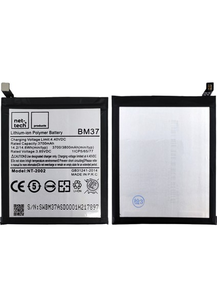 Xiaomi Mi 5s Plus Uyumlu 3750 Mah Batarya