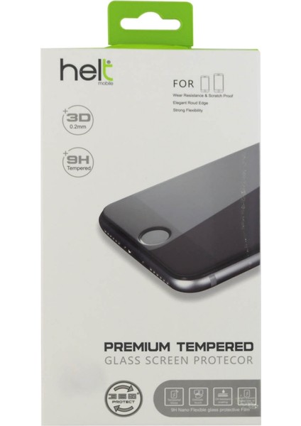 Apple iPhone 6s Uyumlu 3D Full Cam Koruyucu Siyah
