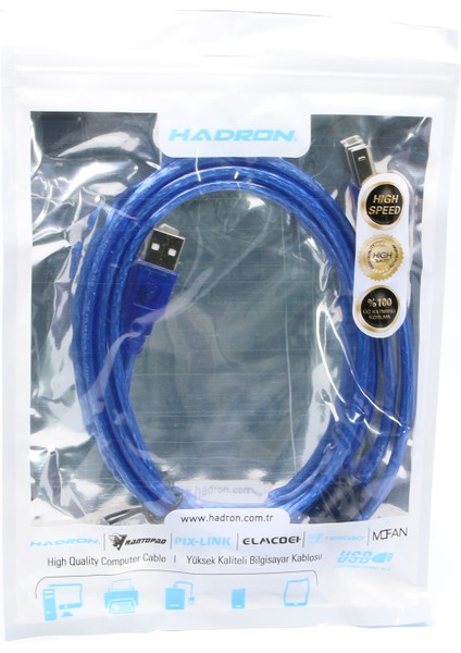 HD4247B USB 2.0 Yazıcı Kablosu 1.5m