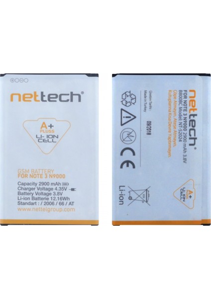 Samsung Galaxy N7500 Note 3 Neo Uyumlu 2800 mAh Batarya