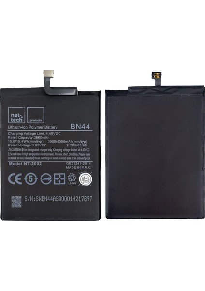 Xiaomi Redmi Note 5 Plus Uyumlu 3900 Mah Batarya