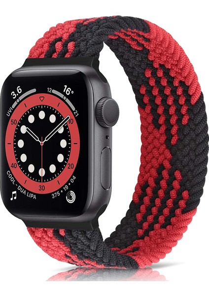 S(130MM) Beden Apple Watch Uyumlu Seri 40/38 mm Kol Ip Örgülü Kordon
