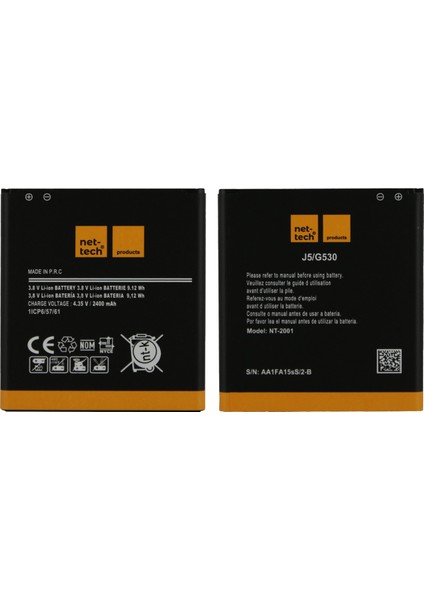 Samsung Galaxy J500 J5 Uyumlu 2400 Mah Batarya