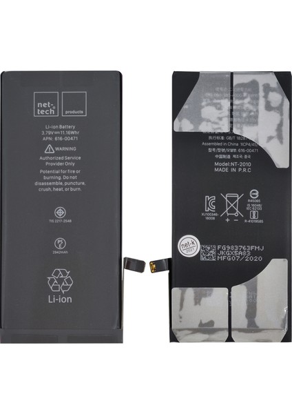 Apple iPhone Xr Uyumlu 2942 Mah Batarya