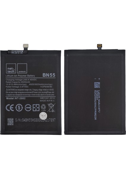 Xiaomi Redmi Note 9s Uyumlu 4920 Mah Batarya