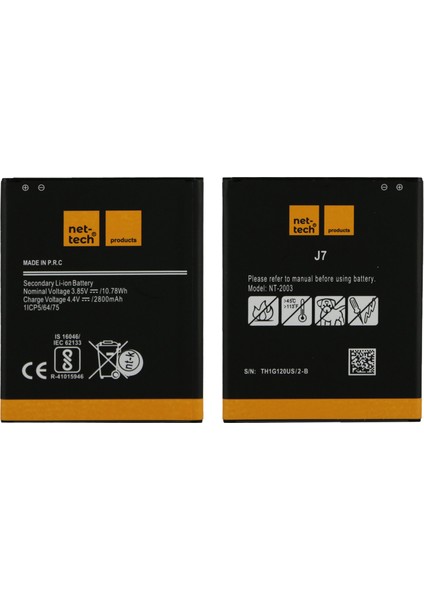 Samsung Galaxy J700 J7 Uyumlu 2800 Mah Batarya